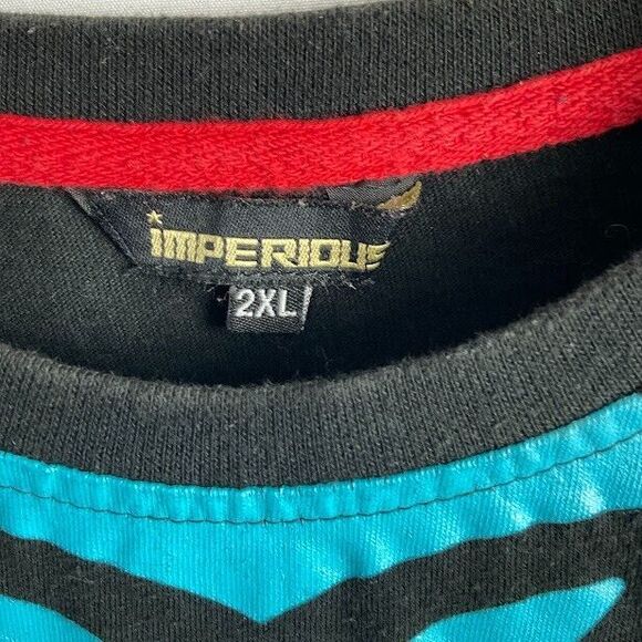 Imperious Graphic Size 2XL T-Shirt GORILLA Black With Teal Graphic - Picture 4 of 7